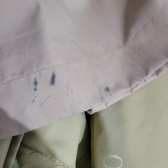 Vintage Orvis Trench Coat Khaki Tan All Weather Removable Liner Belted Size 6 - Picture 9 of 16